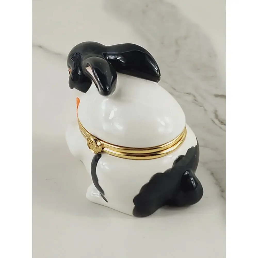 Mini Bunny Shaped Carrot Trinket Jewelry Box 3